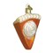 Old World Christmas 3.5 Inch Piece Of Pumpkin Pie Thanksgiving Tree Ornament , Christmas Decor Ornament Dessert Pastry